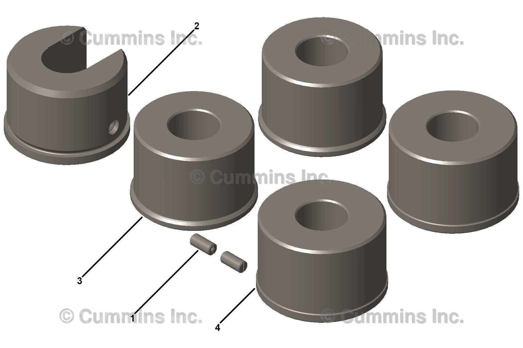 Cummins Camshaft Bushing Replacer Kit - 3162253 - Shop Cummins