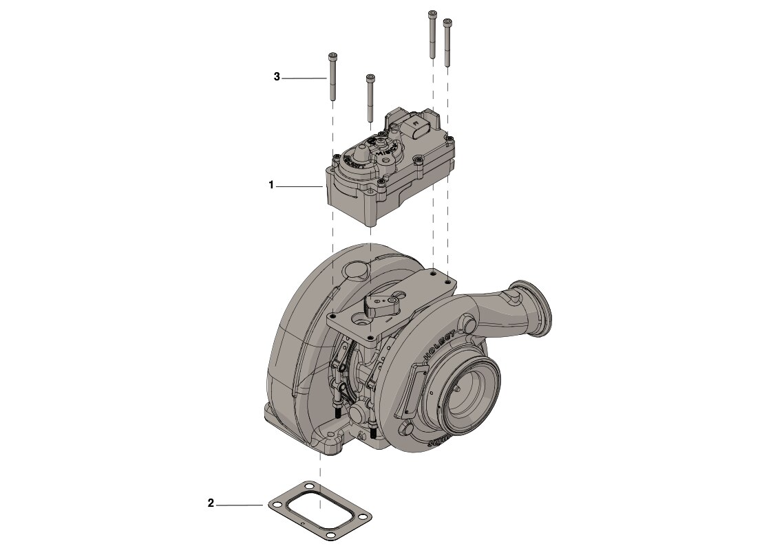 Cummins Turbocharger Actuator Kit - 4034288 - Shop Cummins