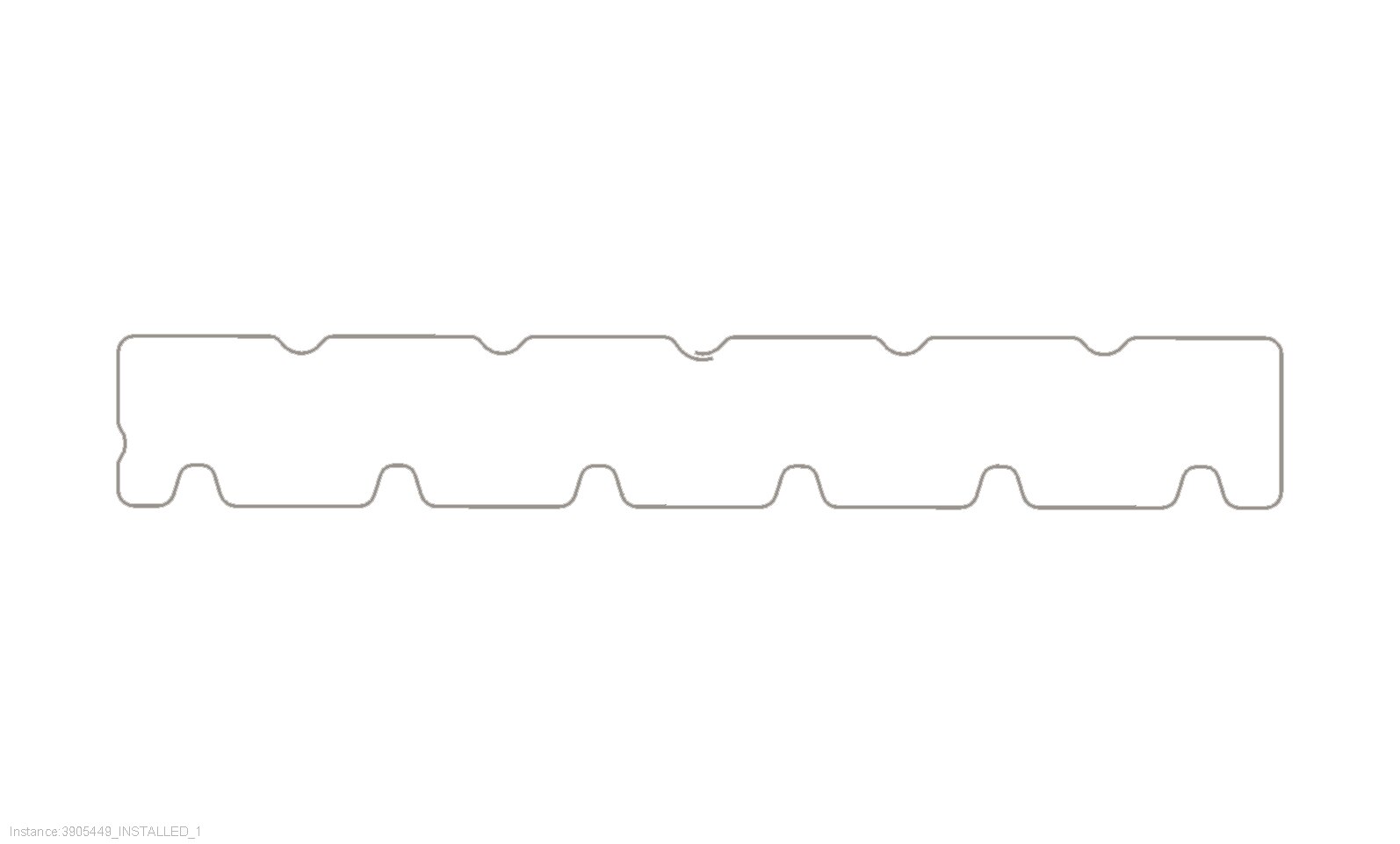 Cummins Rocker Lever Cover Seal - 3905449 - Shop Cummins