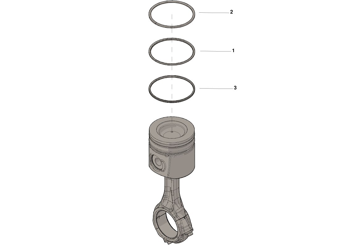 Cummins Piston Ring Set - 4089489 - Shop Cummins