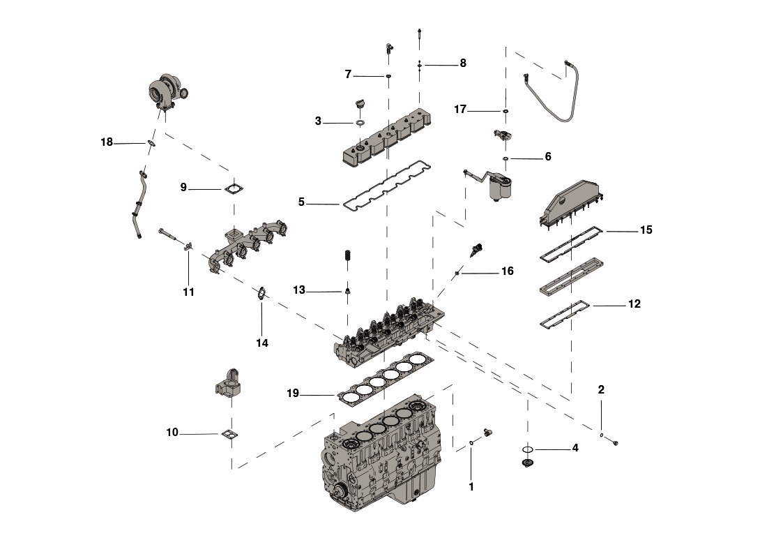 Cummins Upper Engine Gasket Kit - 5579026 - Shop Cummins