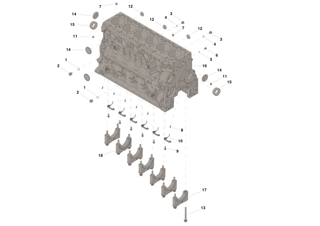 Cummins Cylinder Block Kit - 4955412 - Shop Cummins