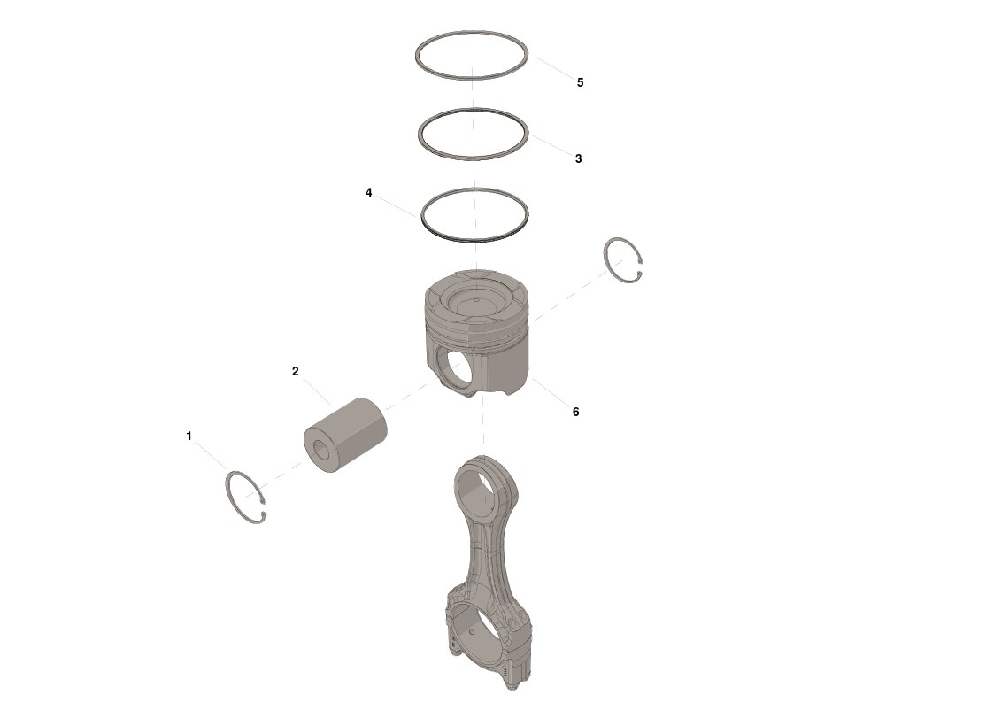 Cummins Engine Piston Kit - 5579276 - Shop Cummins