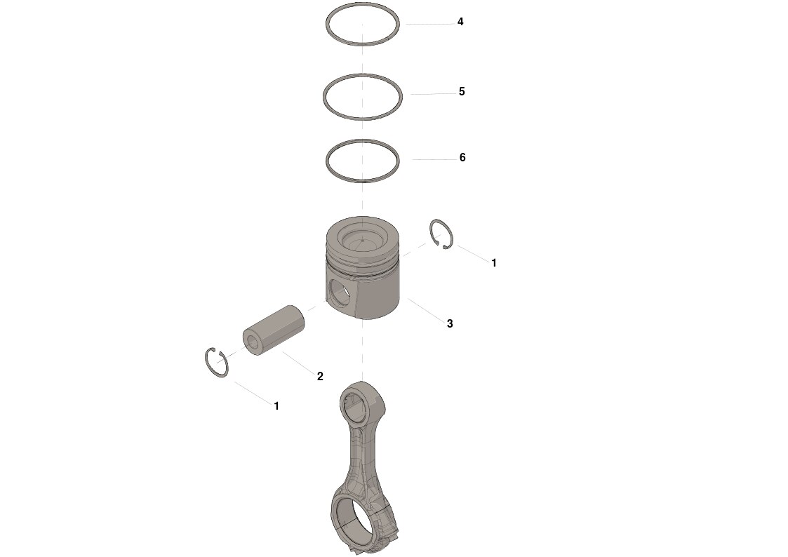 Cummins Engine Piston Kit - 4309527 - Shop Cummins