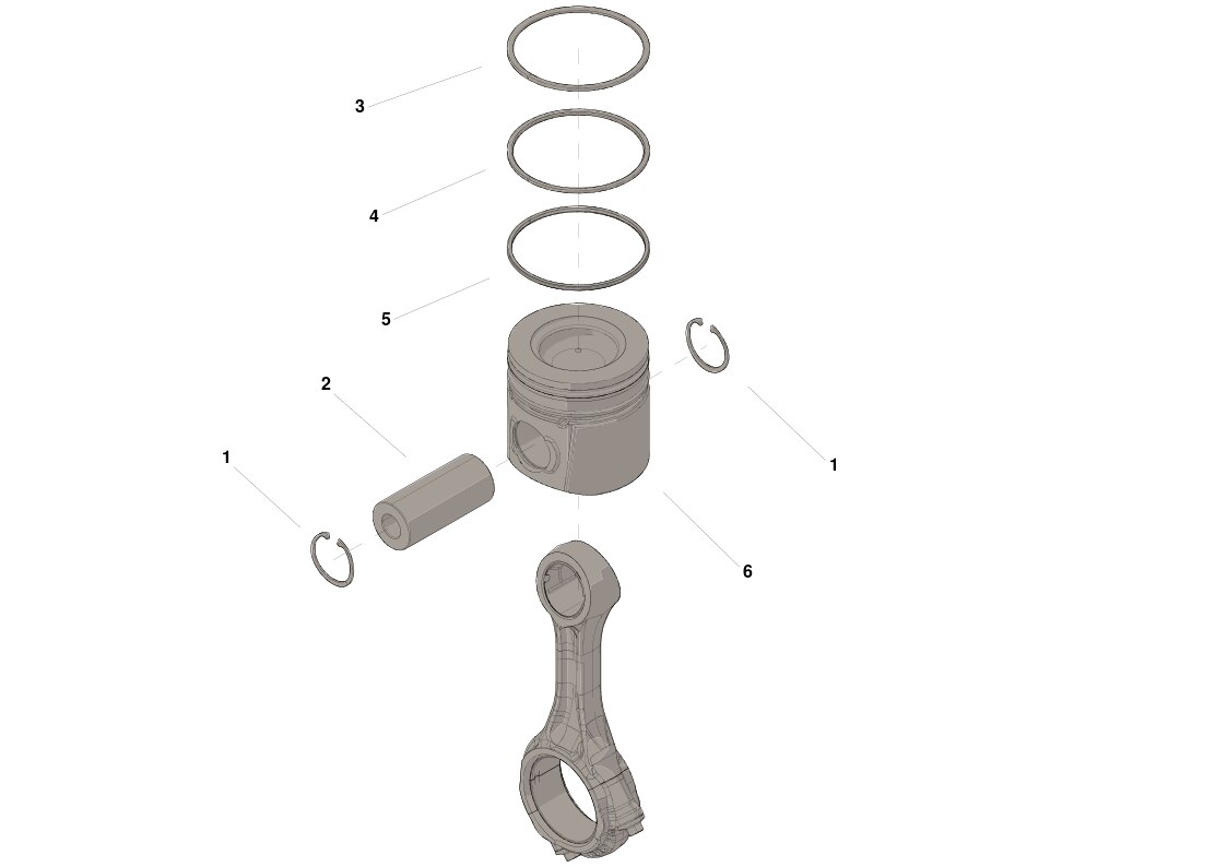 Cummins Engine Piston Kit - 4376353 - Shop Cummins