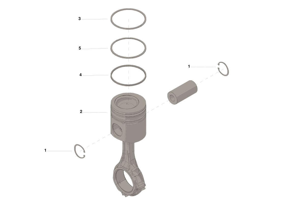 Cummins Engine Piston Kit - 4309266 - Shop Cummins