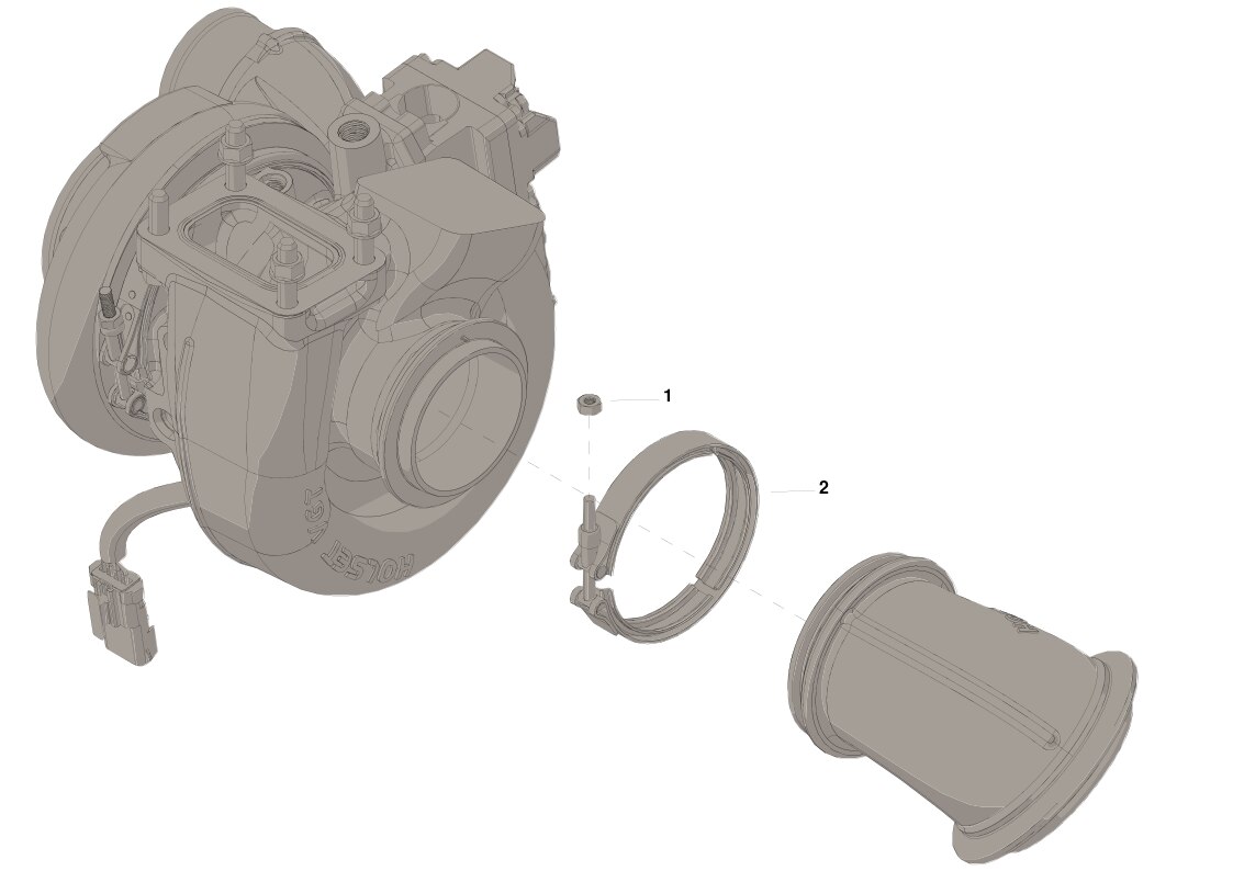Cummins Turbocharger Clamp Kit - 4089883 - Shop Cummins