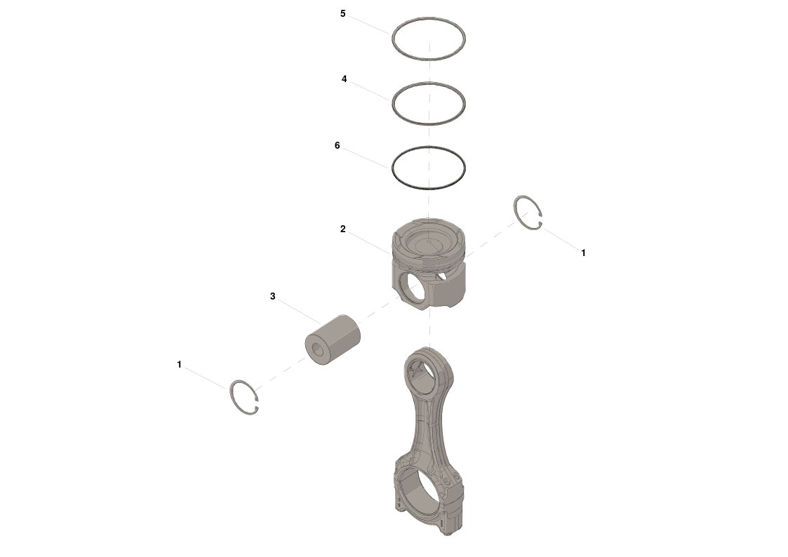 Cummins Engine Piston Kit - 4376567 - Shop Cummins