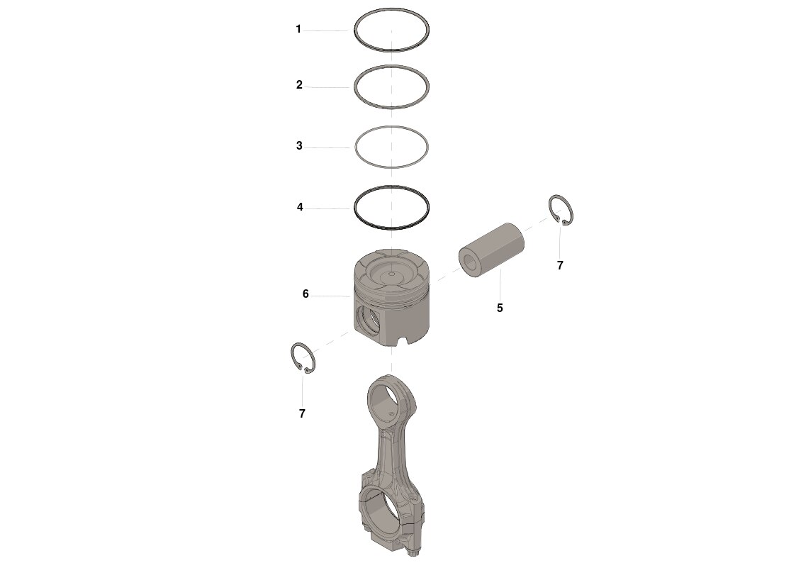 Cummins Compressor Piston Kit - 3803932 - Shop Cummins