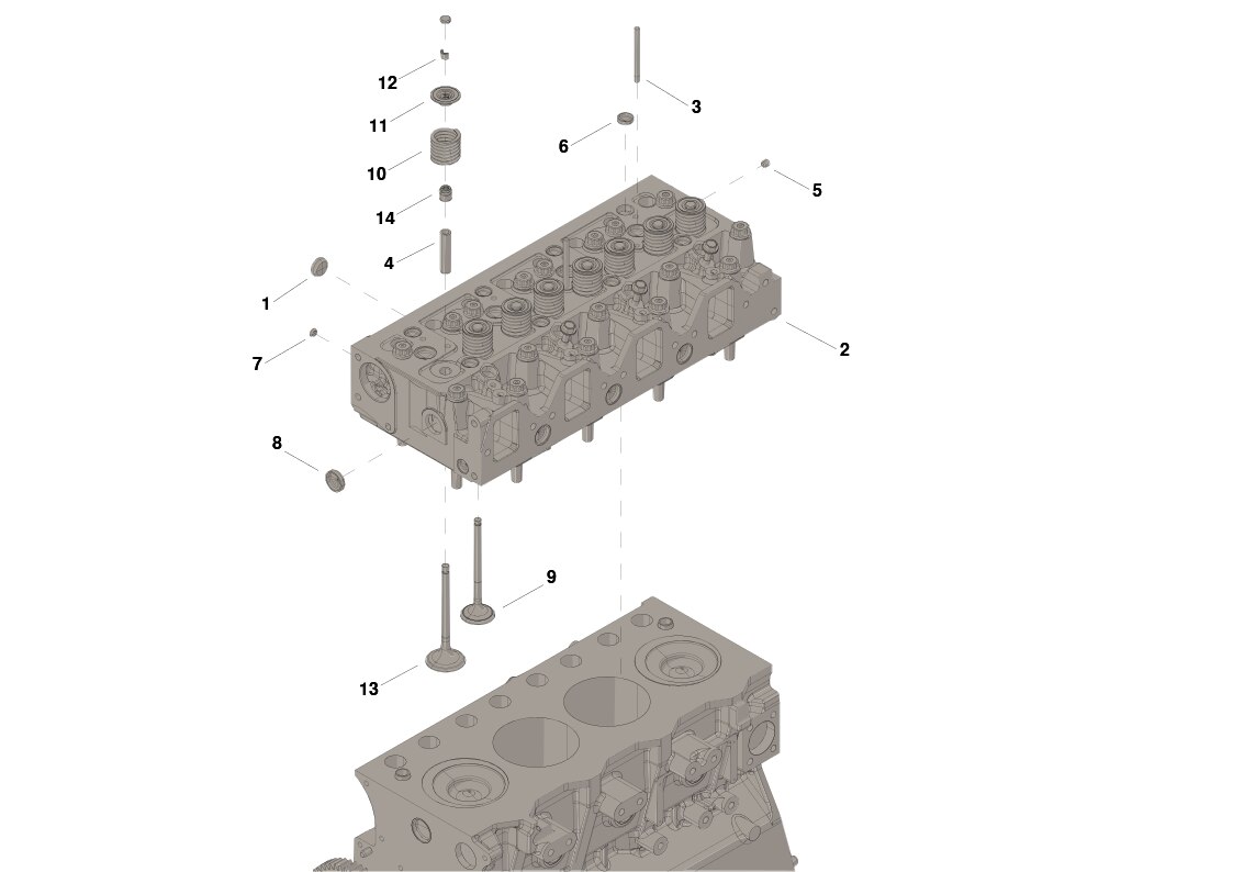 Cummins Cylinder Head Kit - 3800873 - Shop Cummins